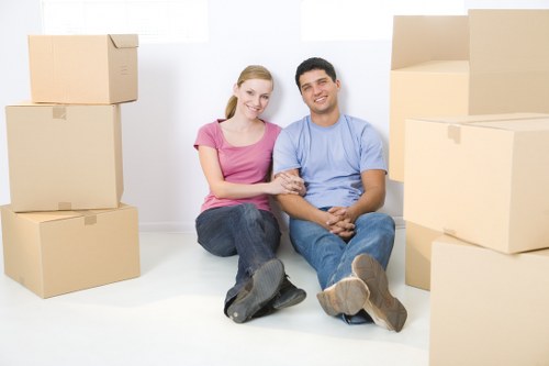 Moving boxes and furniture for student removals in Maidahill