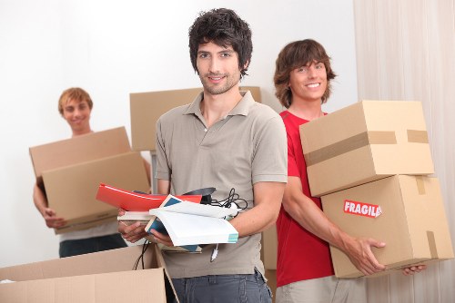 Unpacking and organizing items in a new Maidahill home after relocation