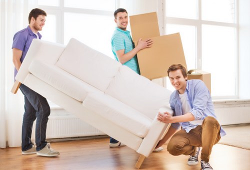 Careful loading and transport by a Maidahill man and van service