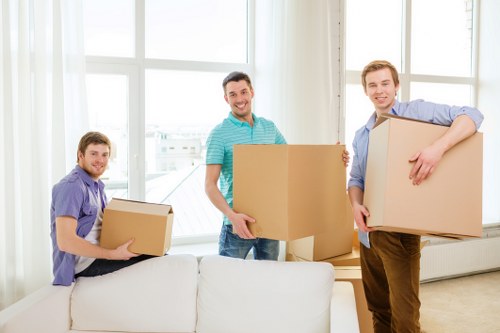 Moving day logistics for flat removals in Maidahill