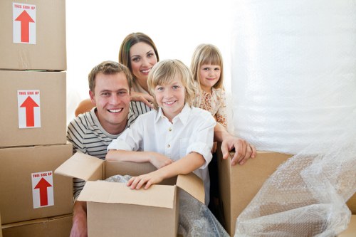 Organized Maidahill storage space for furniture and boxes