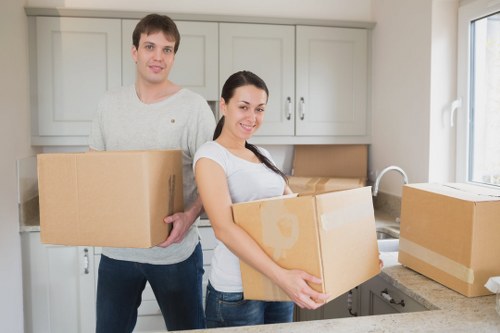 Local removal crew handling sofa and wardrobe pick-up in Maida Hill